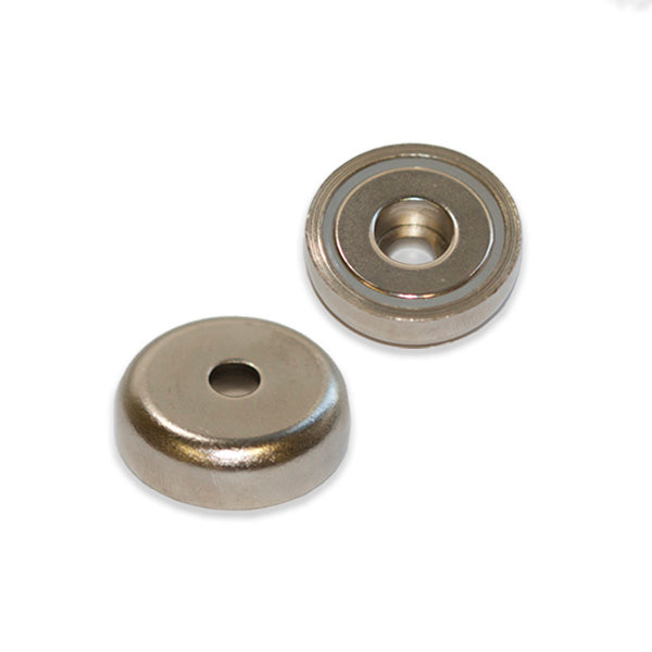 Neodymium Pot Magnet with Round Hole - 36mm x 9mm