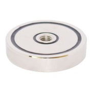 Neodymium Internal Thread Pot Magnet - D48x10mm M8 | Pull Force