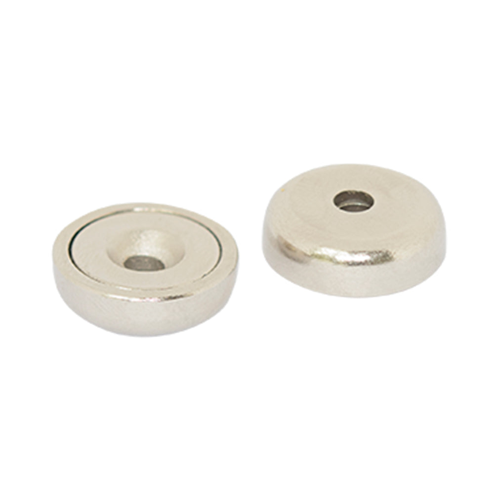 Neodymium Countersunk Pot Magnets - D10mm x 5mm | NORTH SOUTH PAIR