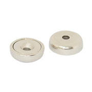 Neodymium Countersunk Pot Magnets - D10mm x 5mm | NORTH SOUTH PAIR