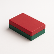 Ferrite Block Magnet - Red & Green