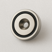 Neodymium Countersunk Shallow Pot Magnet - D16mm
