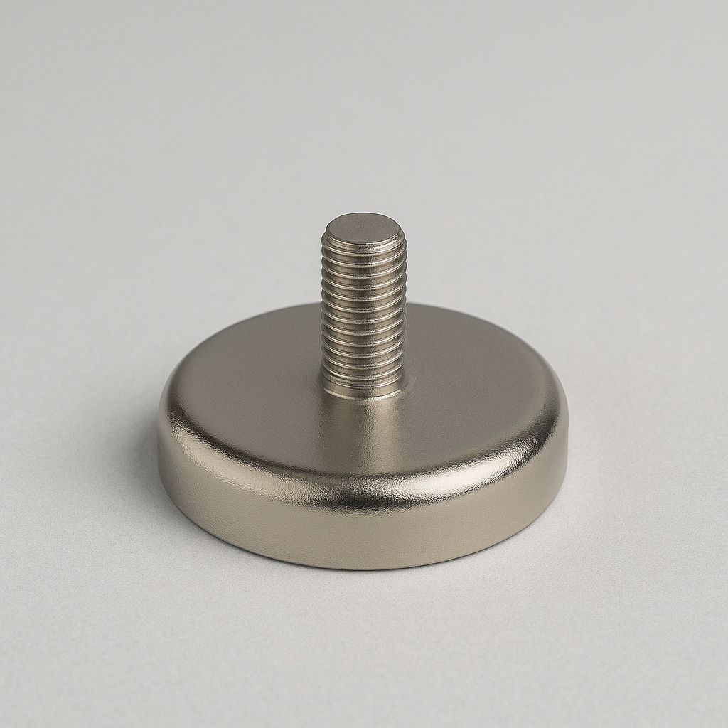 Neodymium Male Thread Pot Magnet - D36mm