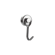 Neodymium Pot Magnet with Swivel Hook | 20mm diameter | Nickel Coating